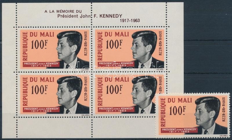 Kennedy elnök + blokk, President Kennedy + block
