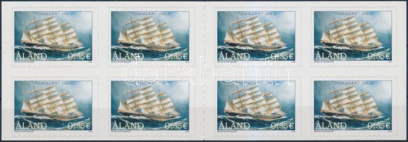 Boat self-adhesive stamp booklet, Hajó öntapadós bélyegfüzet