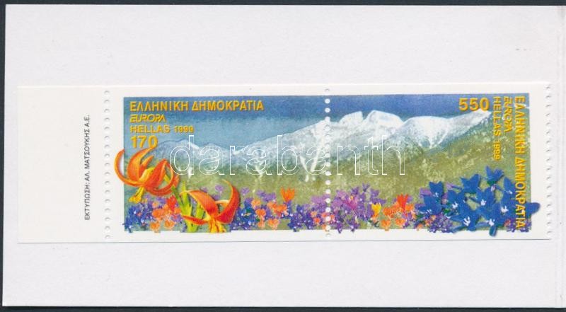 Europa CEPT: Nemzeti parkok bélyegfüzet, Europa CEPT: National Parks stamp booklet
