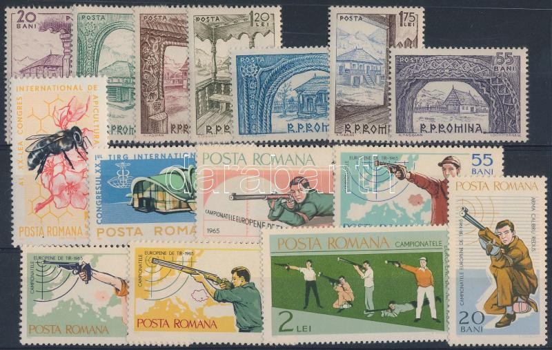 1963-1965 2 diff sets + 1 stamp, 1963-1965 2 klf sor + 1 önálló érték