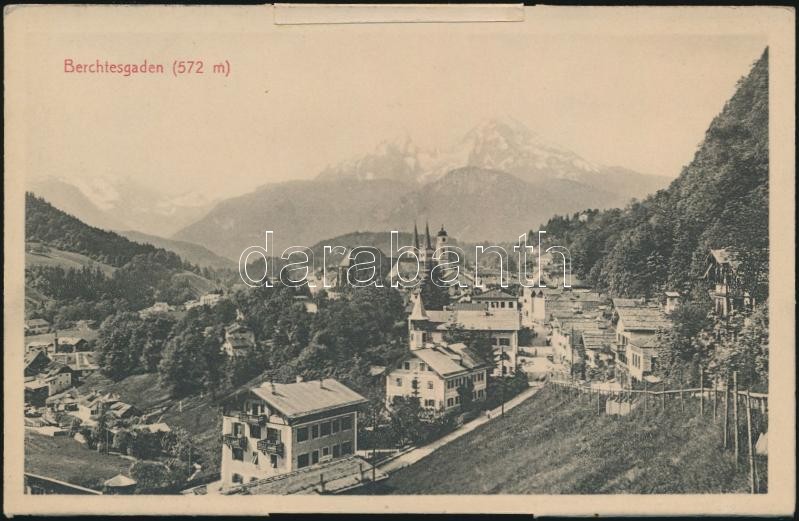 Berchtesgaden, Verwandlungskarte 'Berchtesgaden-Königsee' / interesting folding card