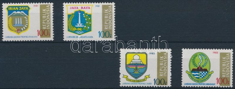 Tartományi címerek sor, Provincial crests set