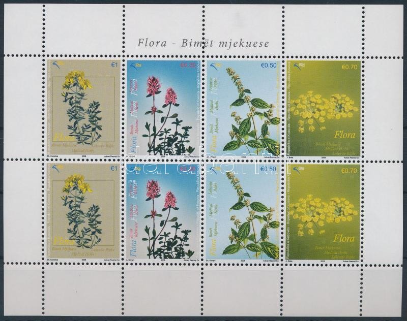 Flower mini sheet, Virág kisív