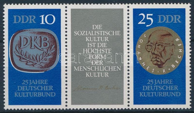 25 éves a Német Kultúrszövetség hármascsík, 25th anniversary of German Cultural Association stripe of 3
