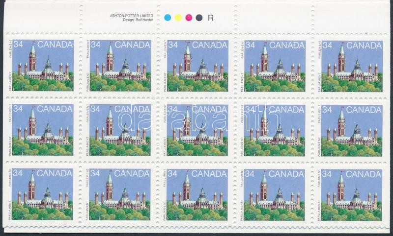 Parliament stamp-booklet, Parlament bélyegfüzet
