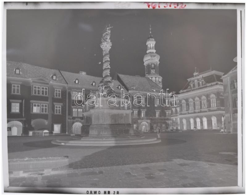 1976 Sopron, professzionális felvételek a városról, 26 db szabadon felhasználható, jogdíjmentes negatív, 6x7 cm