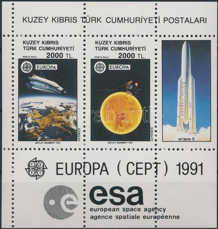 Europa Cept, Űrutazás blokk, Europa CEPT, Space Travel block