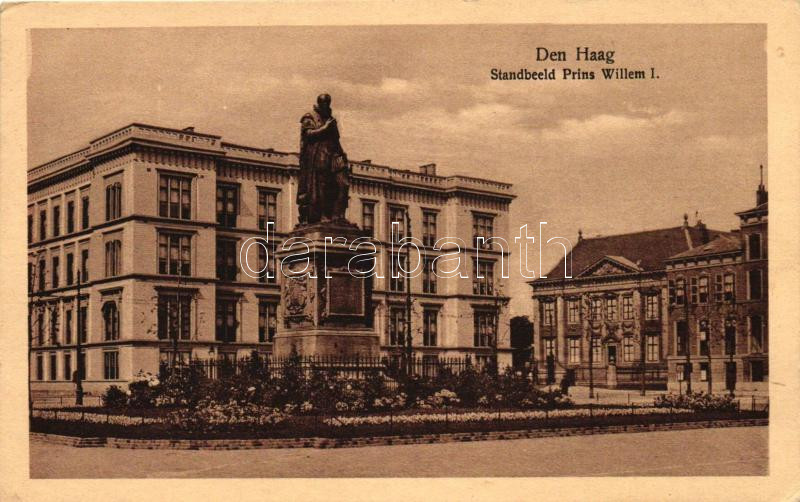 The Hague, Den Haag; Standbeeld Prins Willem I. / William of Orange statue