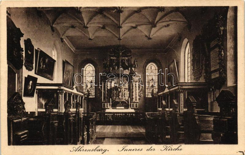 Ahrensburg, church interior