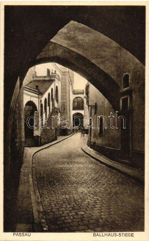 Passau, Ballhaus-stiege / stairs