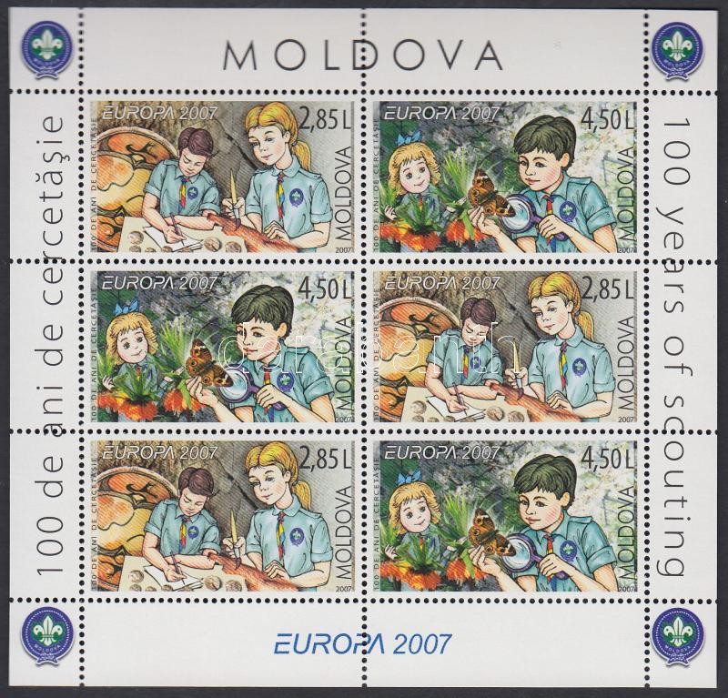 Europa CEPT: Scout stamp-booklet, Europa CEPT: Cserkészet bélyegfüzet