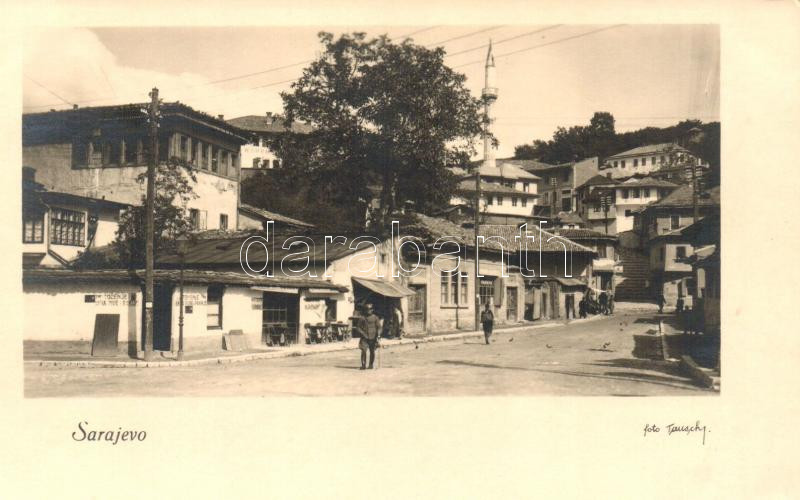 Sarajevo, street, shops