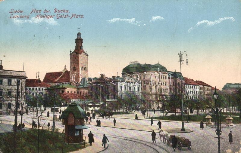 Lviv, Lwów; Heiliger Geist-Platz / square