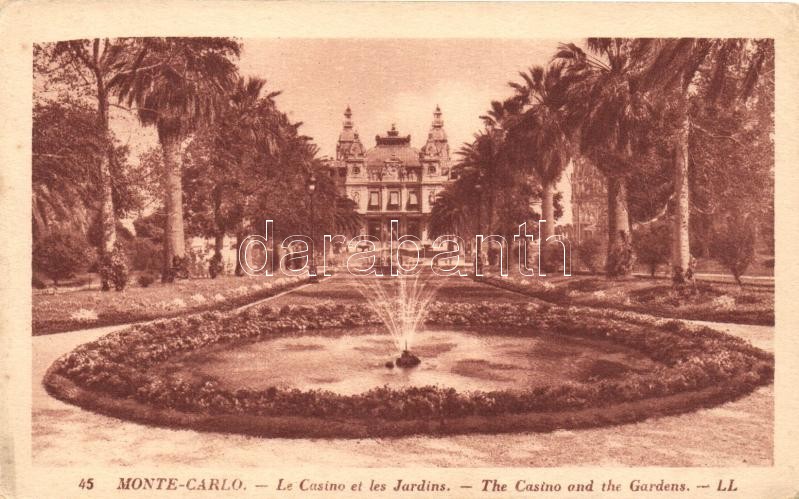 Monte Carlo, Le Casino et les Jardin / The Casino and the Gardens