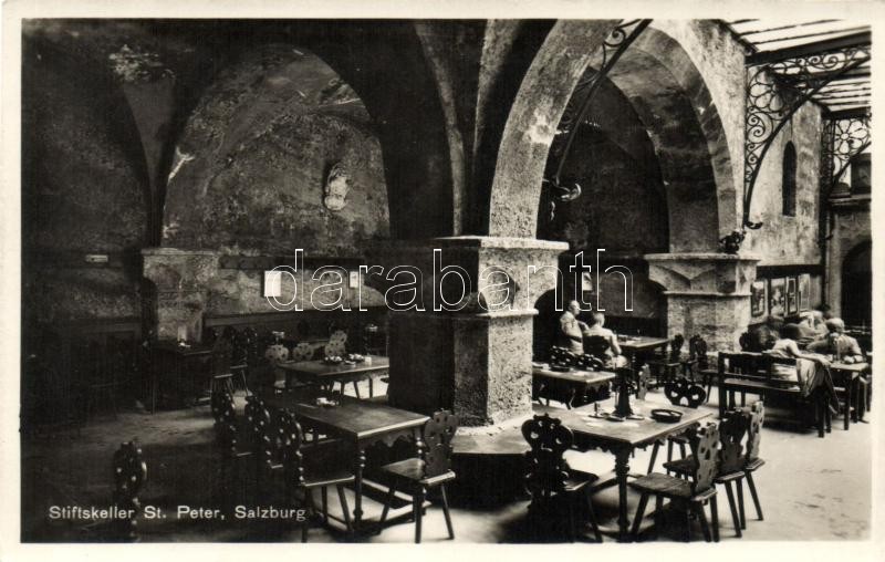 Salzburg, Stiftskeller St. Peter / restaurant interior