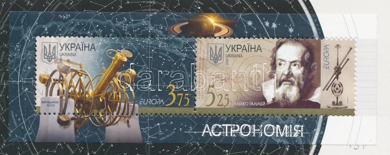 Europa CEPT:  Csillagászat bélyegfüzet, Europa CEPT: Astronomy stamp-booklet
