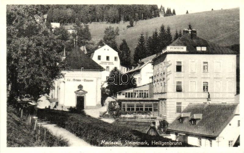 Mariazell, Heiligebrunn / chapel, hotel