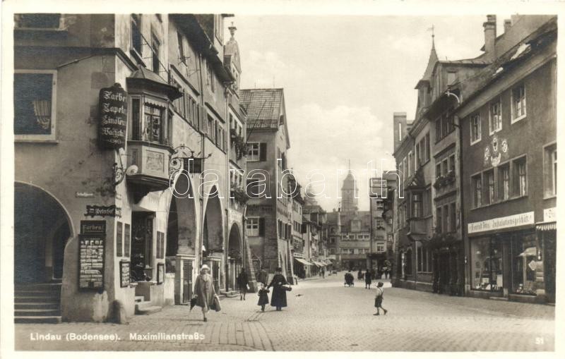 Linadu; Maximilianstrasse / street, shops