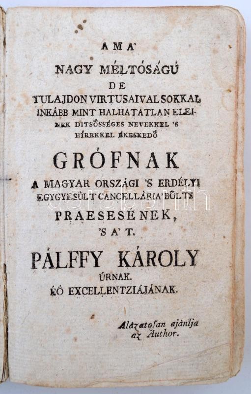 Péczeli József: Haszonnal mulattató mesék. Győr, 1788, Streibig | Darabanth  Auctions Co., Ltd.