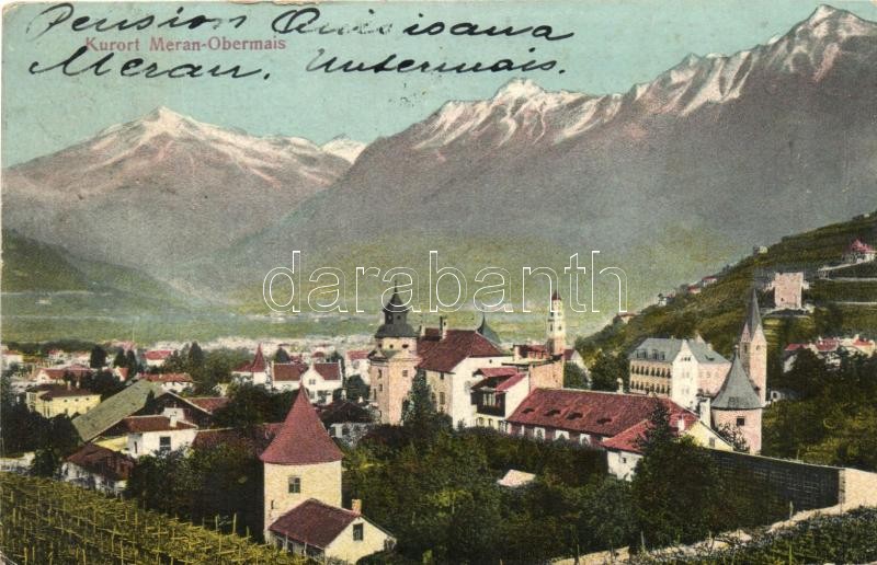 Merano, Meran-Obermais (Tirol); general view