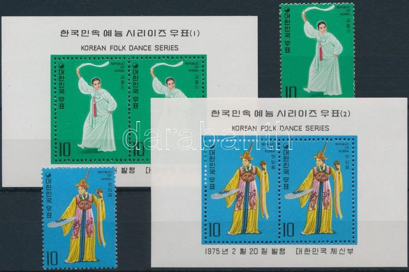 Koreai néptánc (I.) sor + blokksor, Korean folk dance (I) set + block set