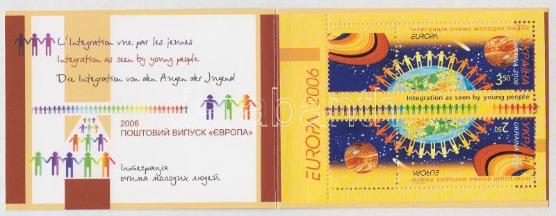 Europa CEPT, Integráció bélyegfüzet, Europa CEPT, Integration stamp-booklet