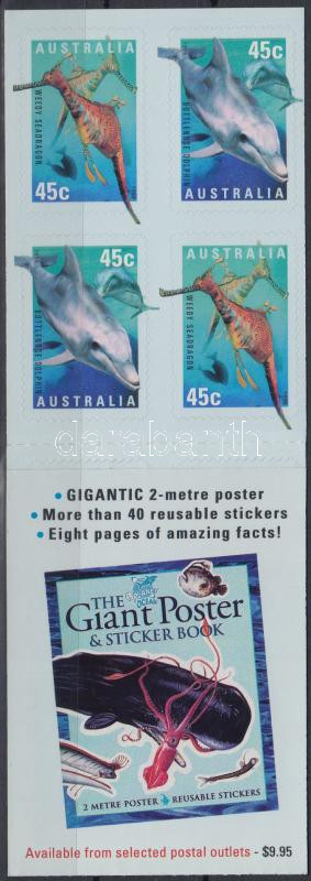 Tengeri állatok öntapadós bélyegfüzet, Marine animals self-adhesive stamp-booklet