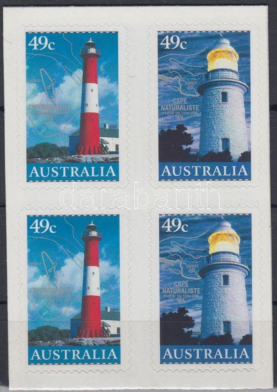 Világítótornyok öntapadós bélyegfüzet, Lighthouses self-adhesive stamp-booklet