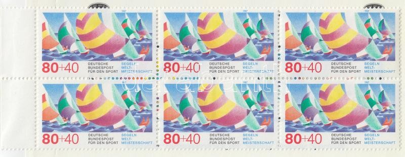 Sporthilfe bélyegfüzet, Sporthilfe stamp-booklet