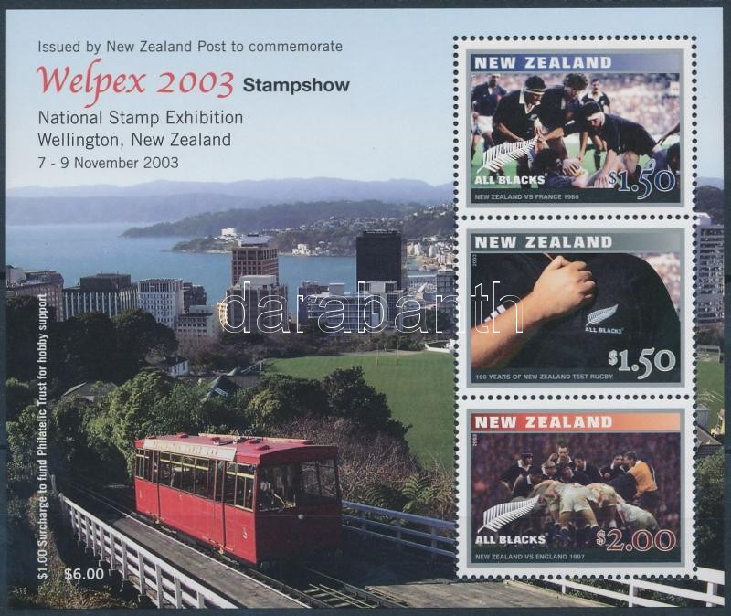International Stamp Exhibition (Wellington) block, Nemzetközi bélyegkiállítás (Wellington) blokk