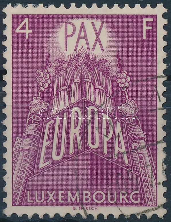 Europa closing stamp, Europa záróérték