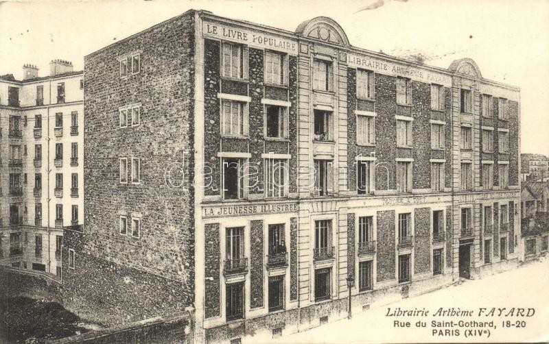 Paris, Librairie Artheme FAYARD / library