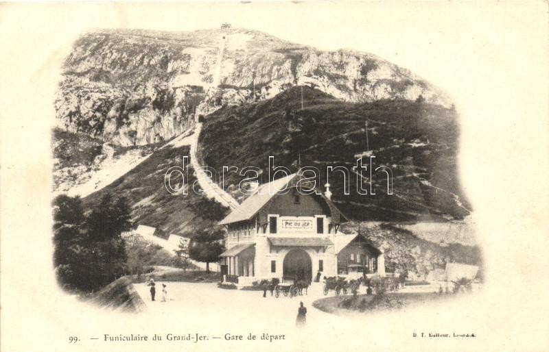 Pic du Jer, Funiculaire du Grand Jer, Gare de depart / funicular station