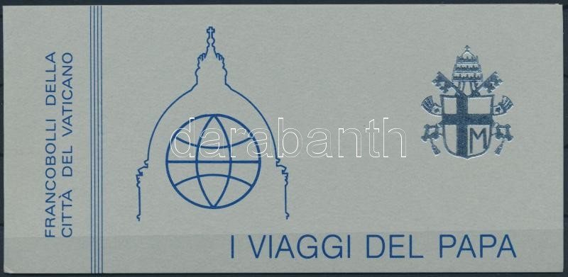 Pope John Paul II travels around the world stamp booklet, II. János Pál pápa utazásai a világban bélyegfüzet