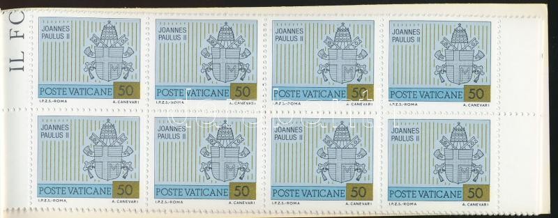 Pope John Paul II's journey around the world stamp booklet, II. János Pál pápa világ körüli útja bélyegfüzet