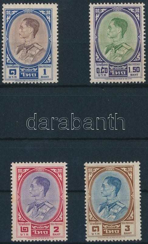 Definitive 4 stamps from set, Forgalmi sor 4 értéke