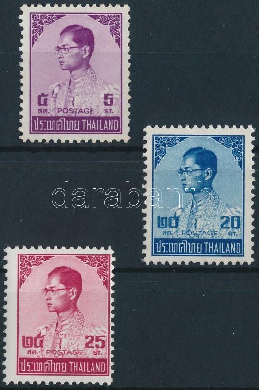 Definitive 3 stamps from set, Forgalmi sor 3 értéke