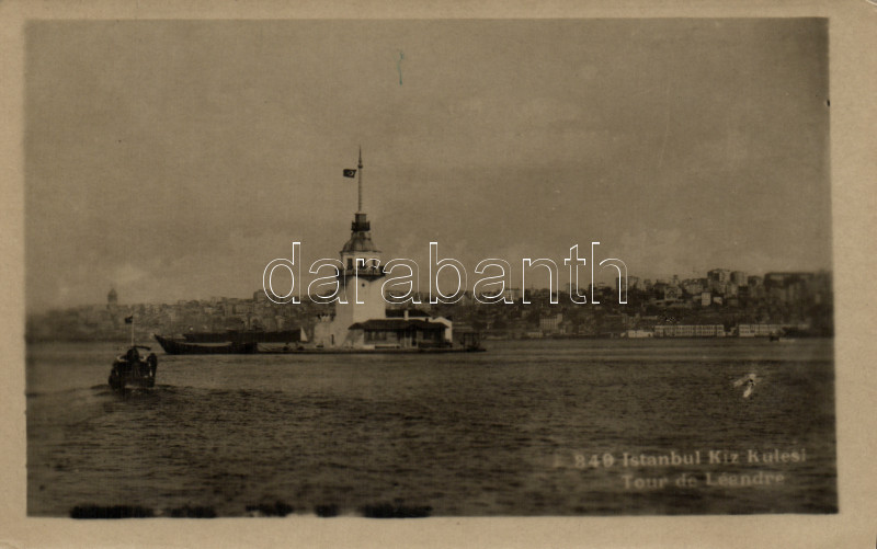 Constantinople, Istanbul; Kiz Kulesi / Tour de Leandre / Tower of Leander