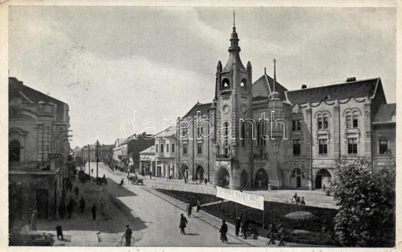 Mukacheve, town hall, Munkács, Városháza