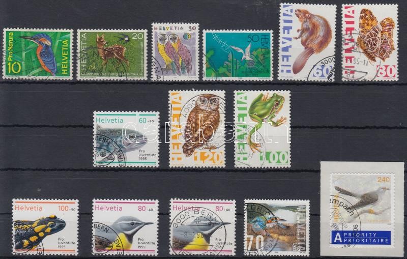 1966-2006 Animals 14 stamps, 1966-2006 14 db Madár ill. állat bélyeg