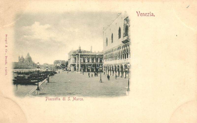 Venice, Venezia; Piazzetta di S. Marco / St. Mark's Square (ázott sarok / wet corner)
