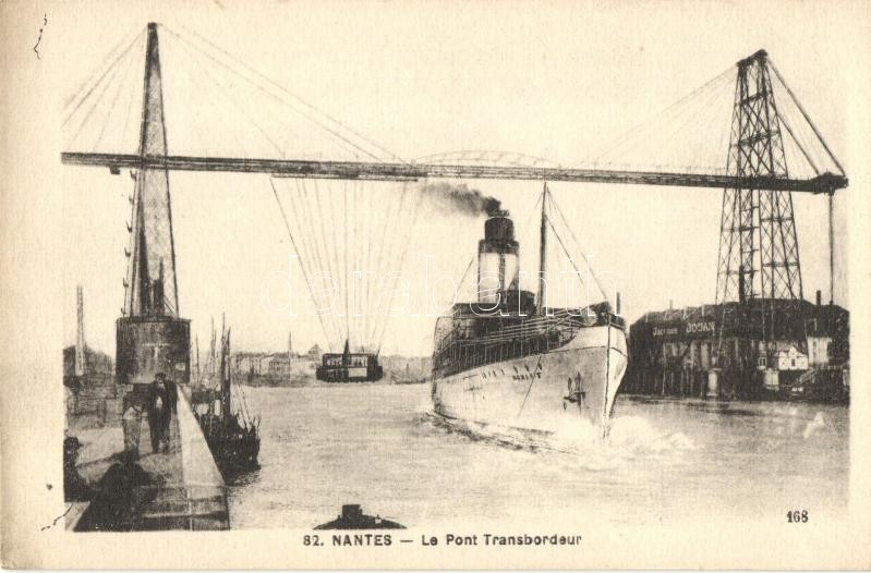 Nantes, Le Pont Transbordeur / The Transporter Bridge, SS Romania