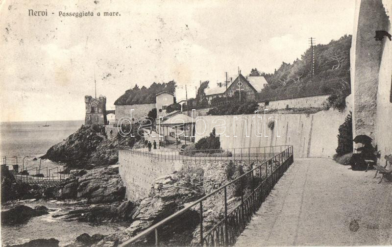 Nervi, Passeggiata a mare