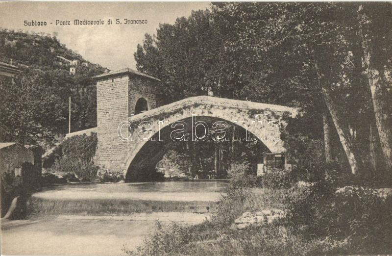 Subiaco, Ponte Medioevale di S. Francesco / bridge