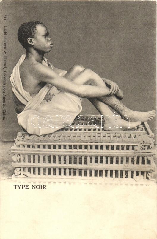 'Type Noir' / Black man, Egyptian folklore, Egyiptomi folklór