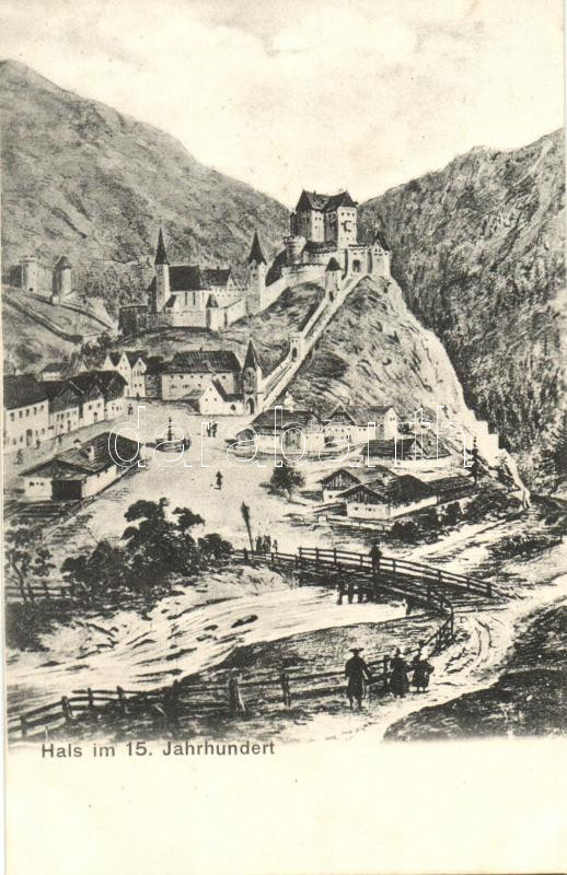 Passau-Hals im 15. Jahrhundert / the castle anno in the 15th century