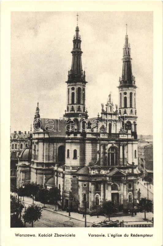 Warsaw, Warszawa; Kosicol Zbawiciela / church