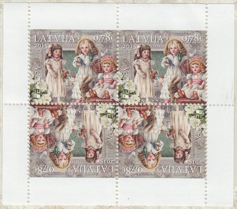 Europa CEPT, Történelmi játékok bélyegfüzetlap, Europa CEPT, Historical games stamp-booklet sheet