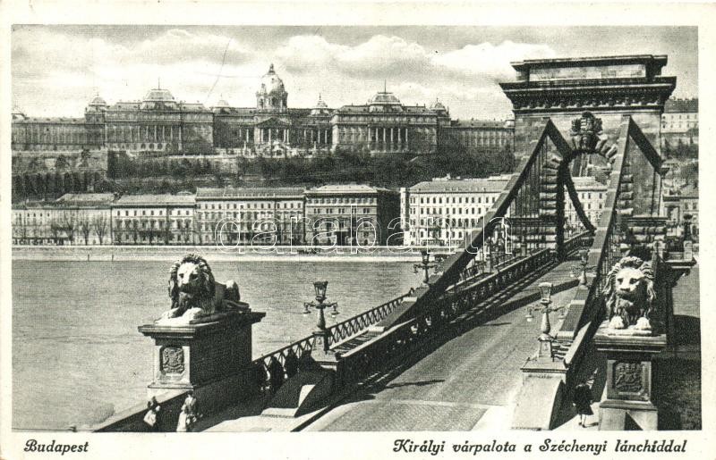 Budapest, Lánchíd pesti hídfő, Királyi várpalota