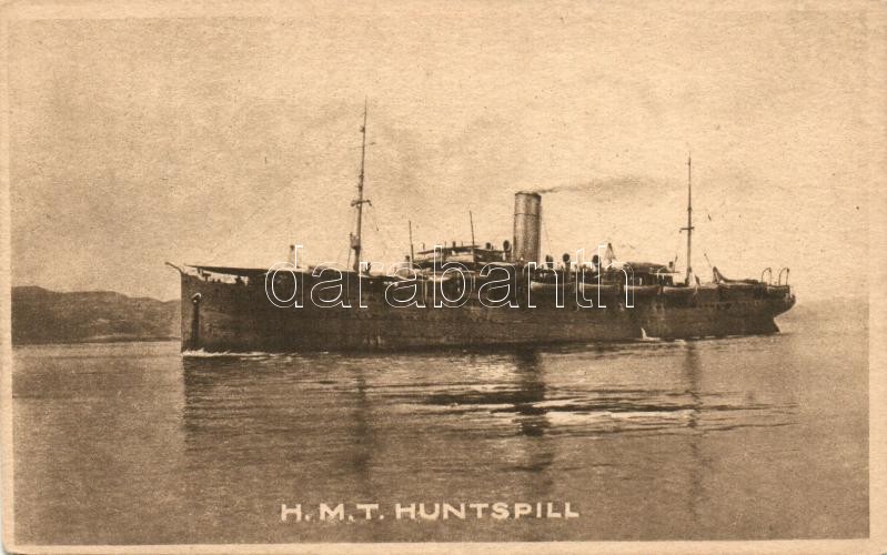 H.M.T. Huntspill, Első világháborús brit bérelt katonai szállítóhajó, H.M.T. Huntspill / British Hired Military Transport ship, WWI